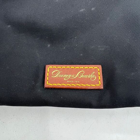 Vintage Dooney & Bourke Bag Womens 7 X 7.5 Crossbody Shoulder Mini Black Nylon - Picture 5 of 16